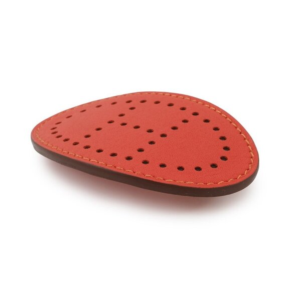 HERMES Barrette Evelyne Size PM Swift Leather Orange Field - Picture 7 of 8